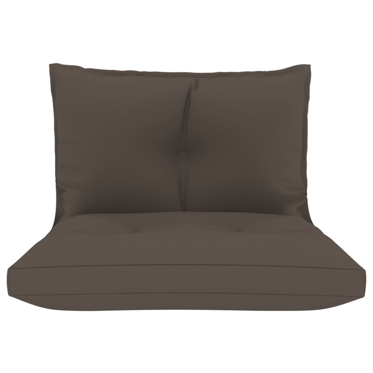 Grey best sale pallet cushions